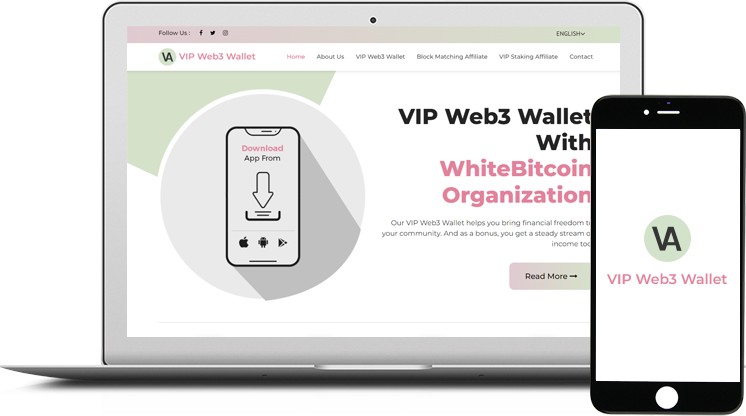 White Bitcoin Wallet